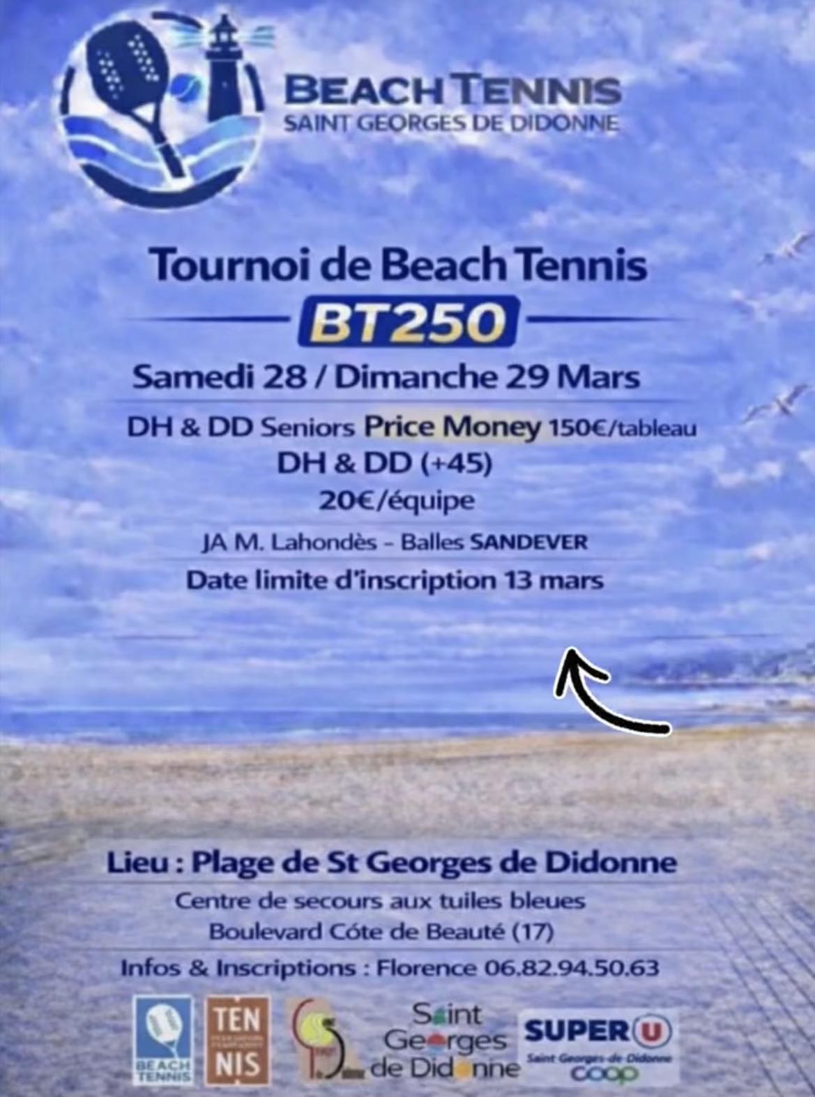 Tournoi Beach tennis