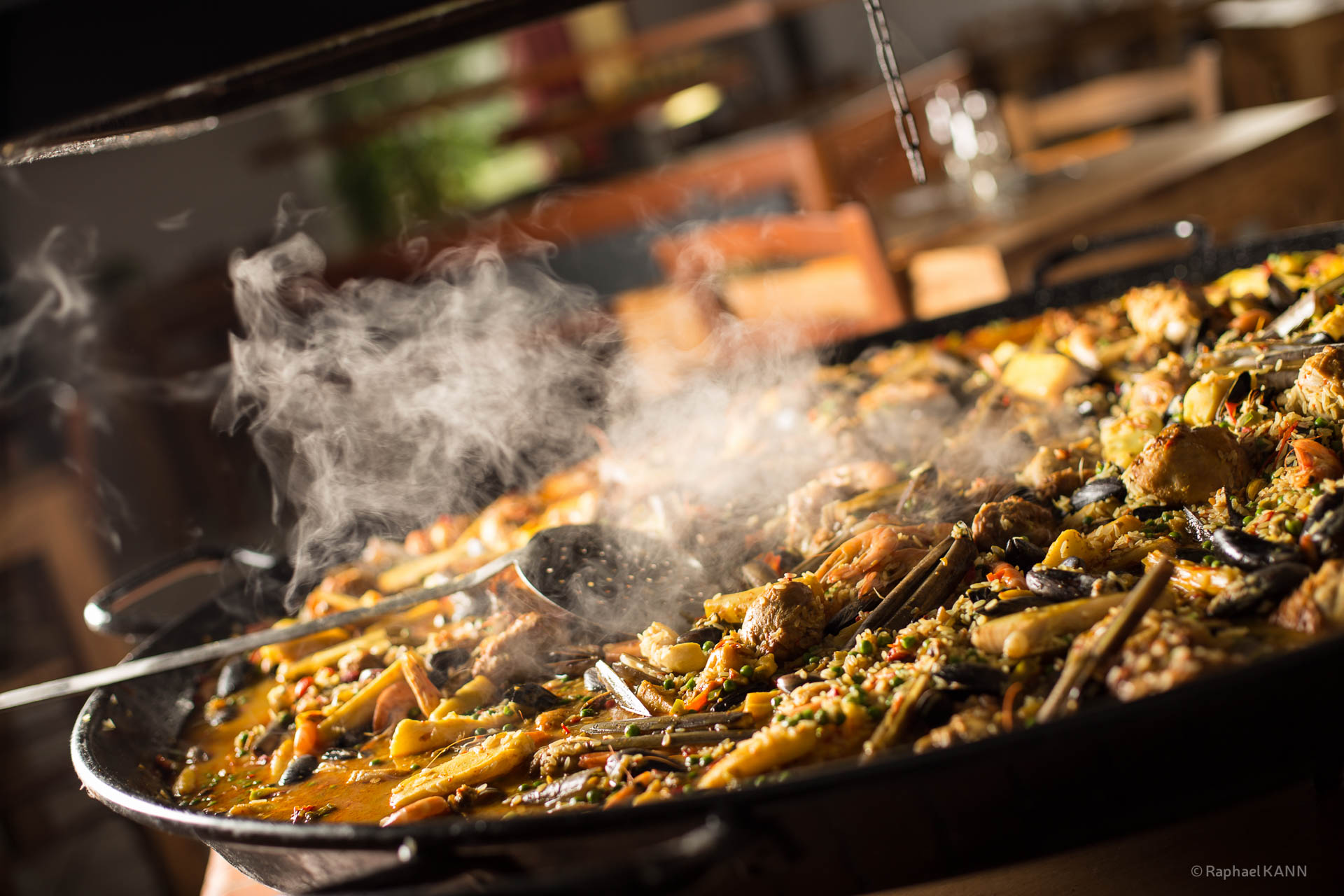 Plat paella proposé en formule midi