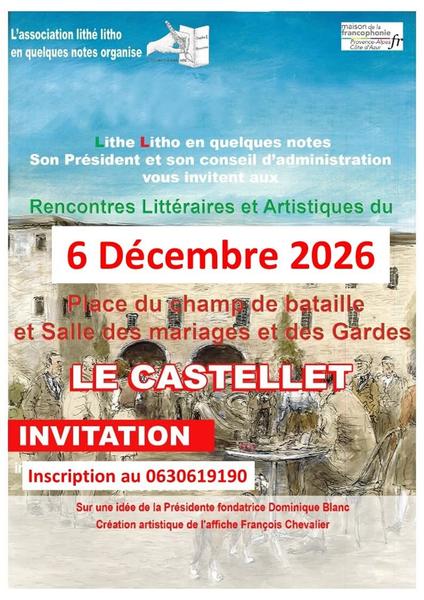 Rencontres Littéraires et Artistiques_Le Castellet