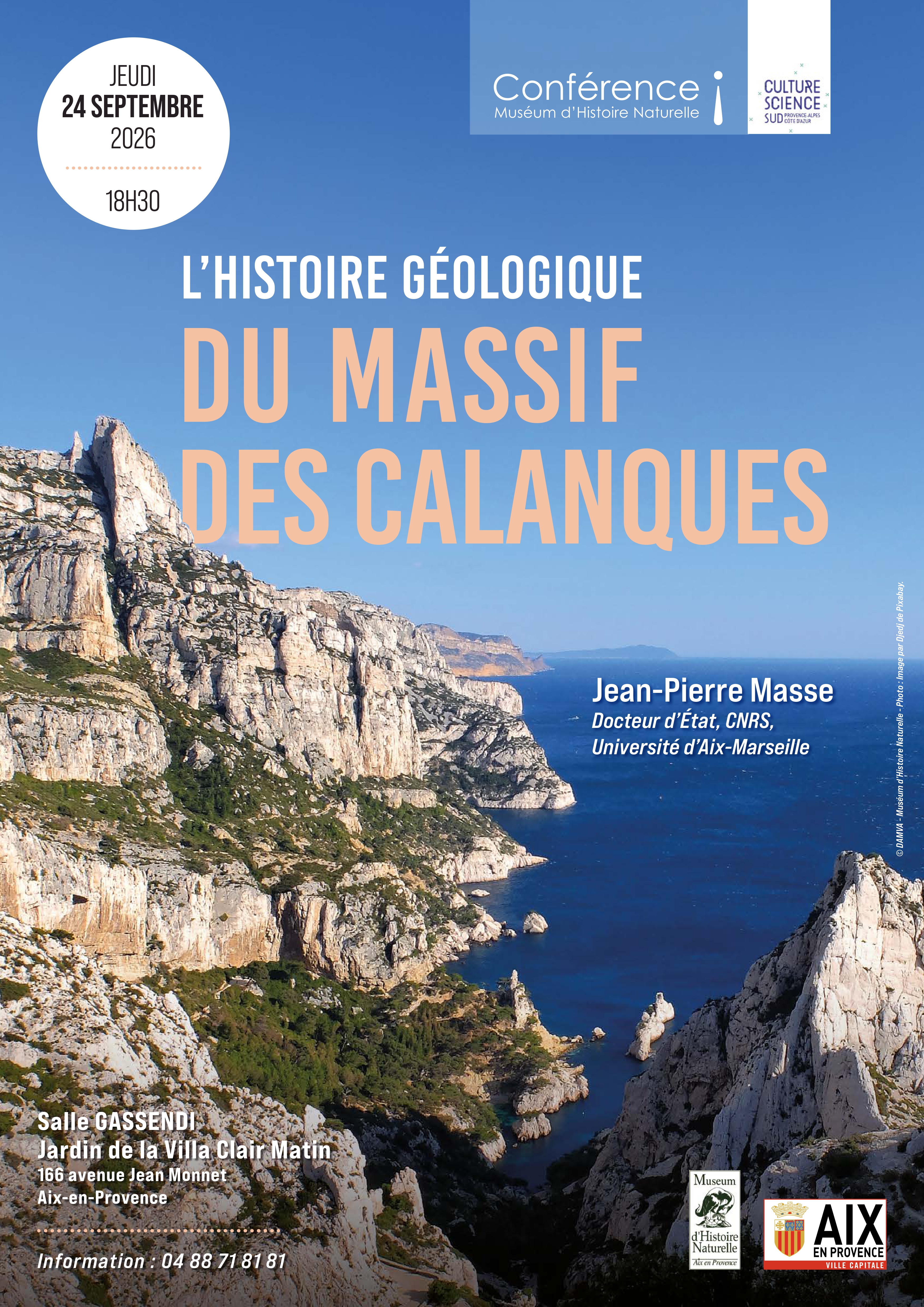 Conférence - L’histoire géologique du Massif des Calanques