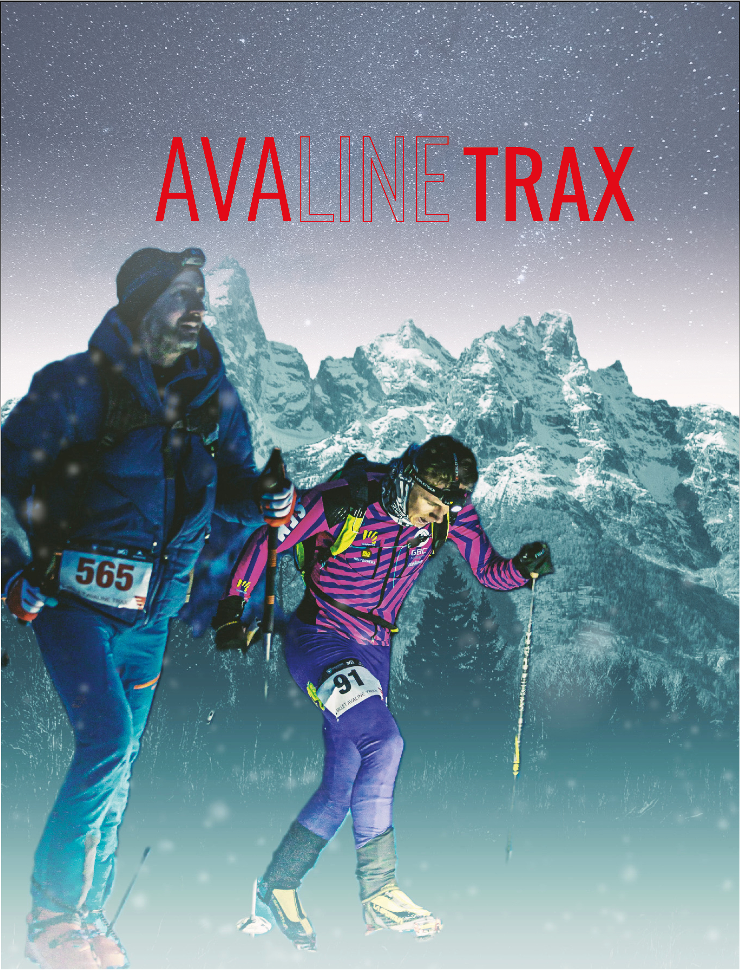 Ski touring night race "Avaline Trax" FINAL RACE