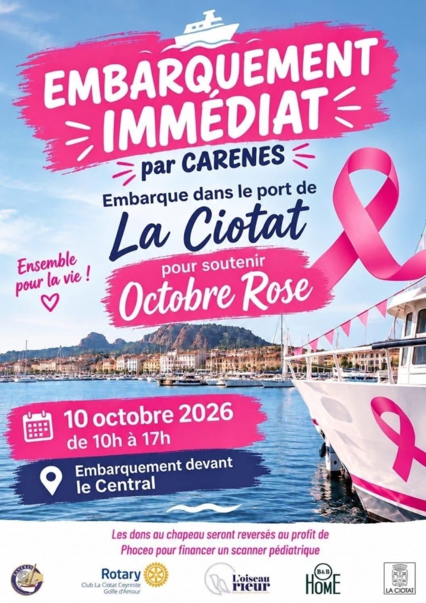 Embarquement immédiat dans le Port Vieux de La Ciotat avec l'association Carènes
