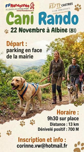 Cani Rando à Albine