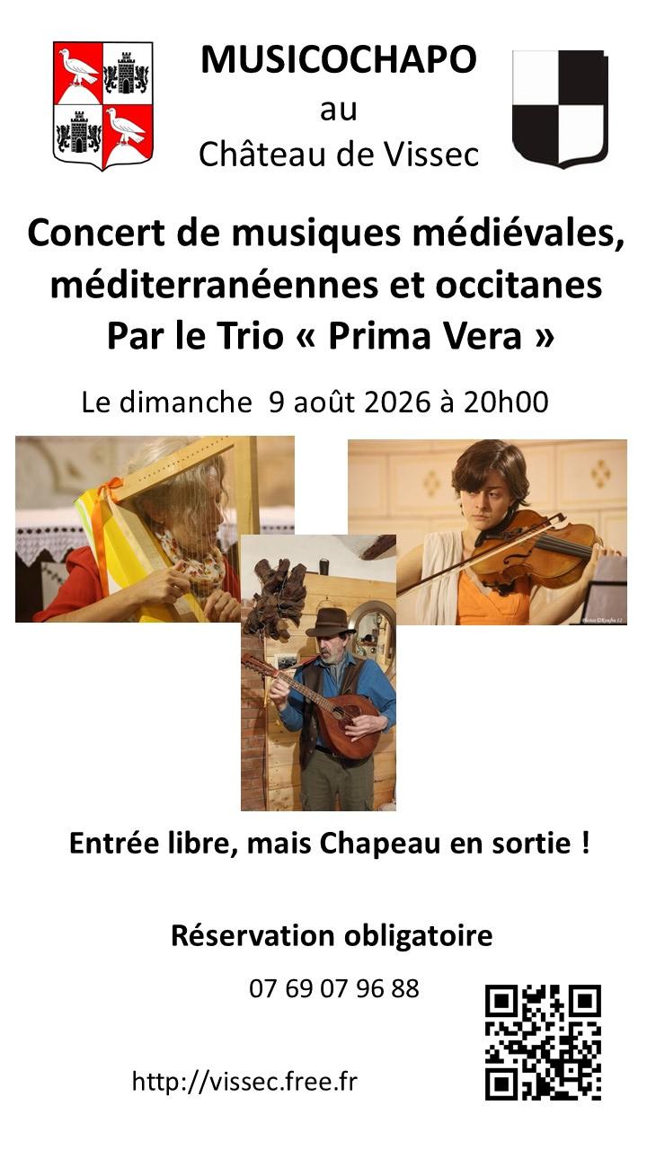Concert Prima Vera au château de Vissec