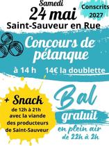 Concours de pétanque + bal_Saint-Sauveur-en-Rue