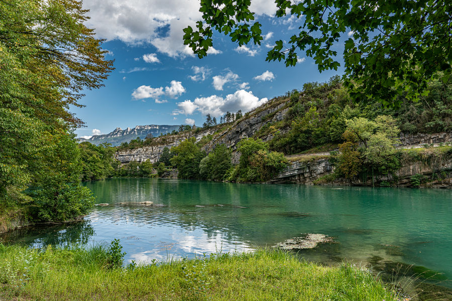 Le Rhône et la Dent du Chat - Défilé de Pierre Châtel - Yenne