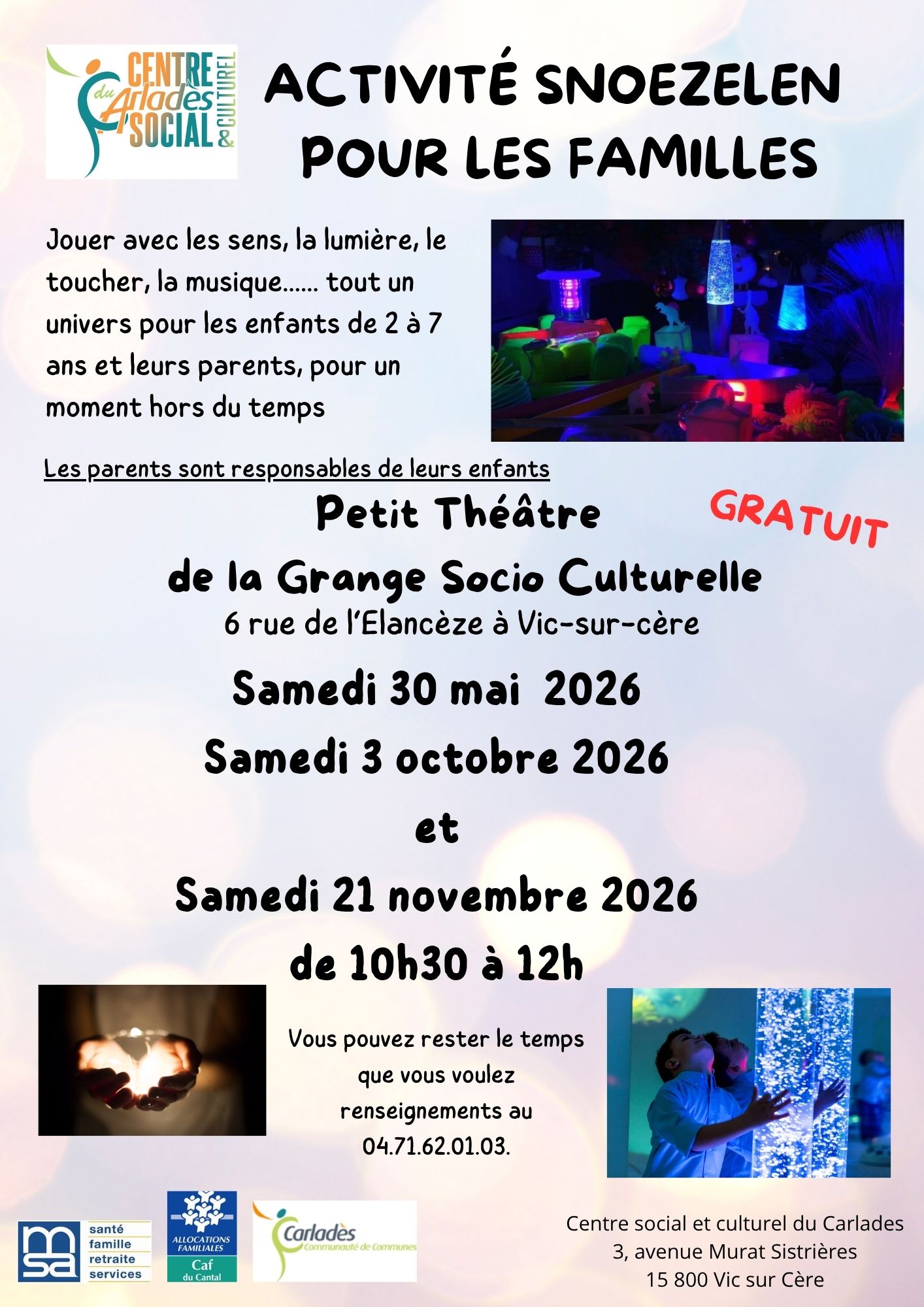 Activités Snoezelen