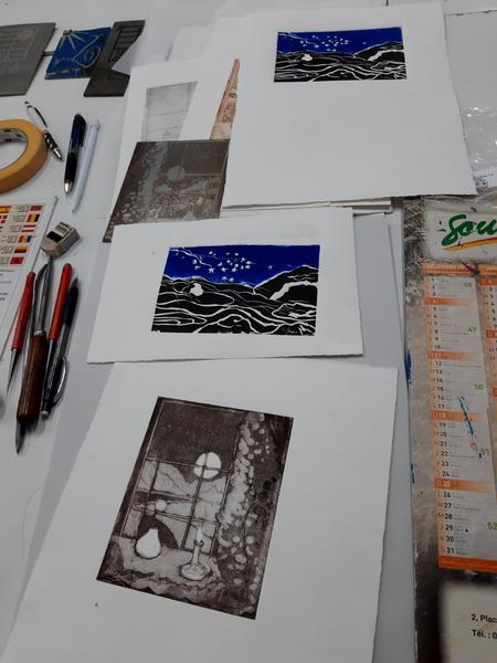 Atelier gravure - impression : découverte du livre d'artiste