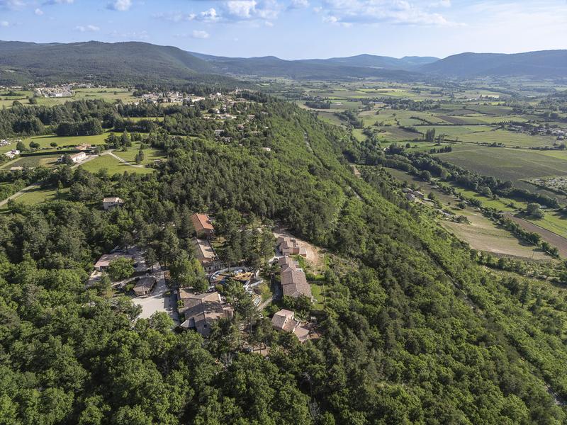 Domaine du Val de Sault vue aerienne