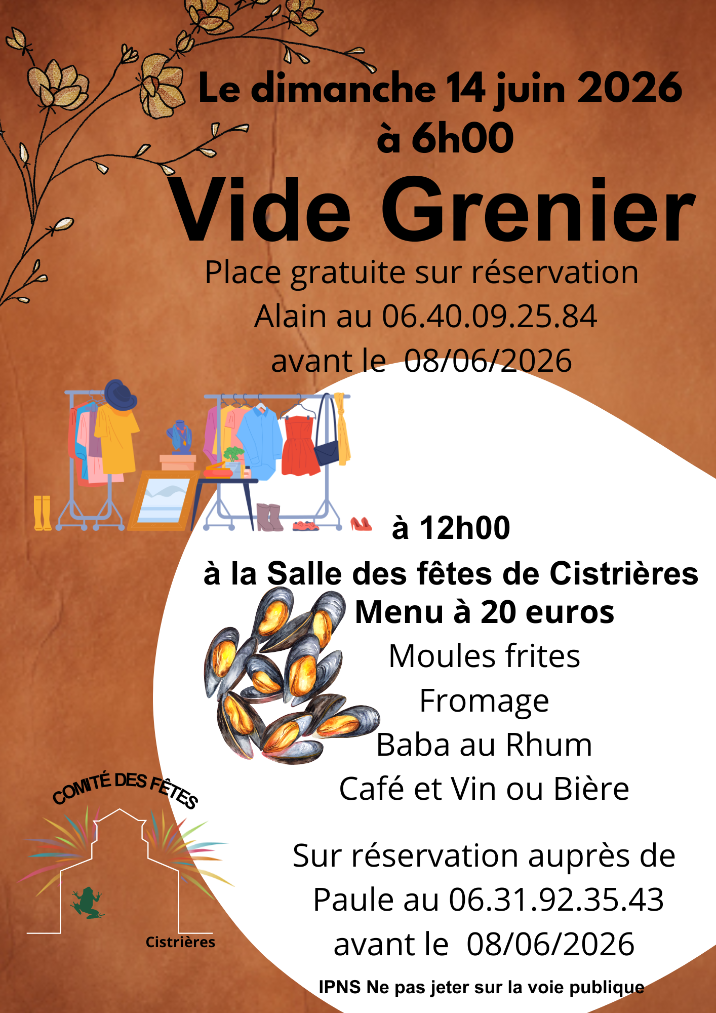 Vide-greniers à Cistrières