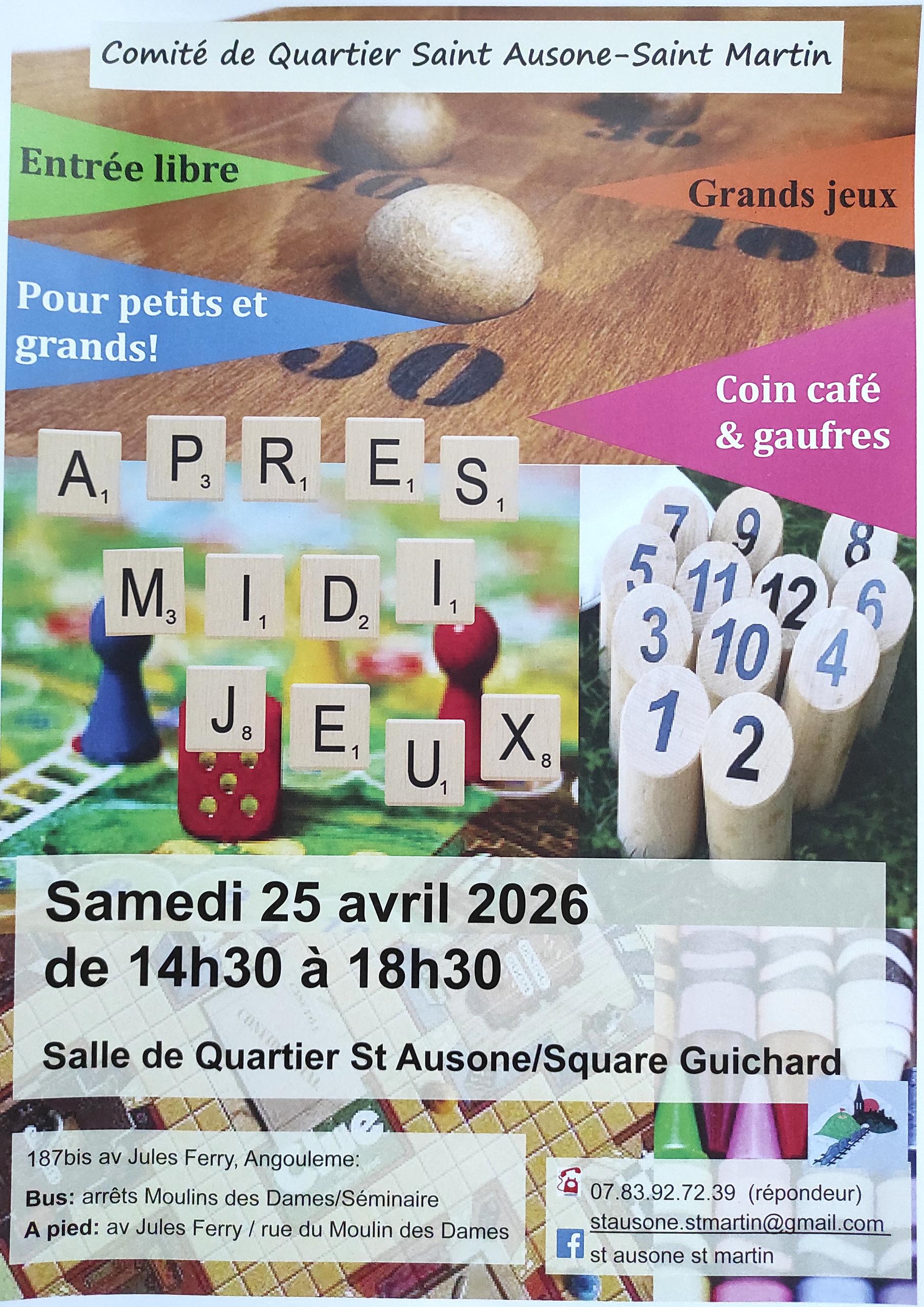 Après-midi jeux