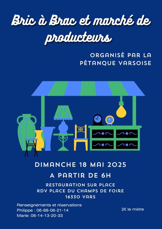Bric à brac et marché de producteurs_La Boixe