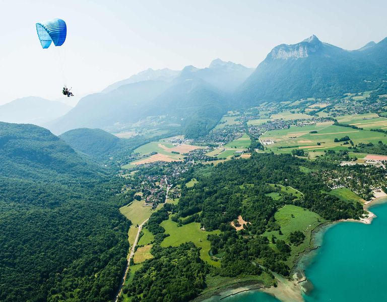 Vol biplace ascendance Lac Annecy
