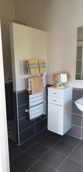 Salle de Bain - Chambre d'Hôtes Les Nichoirs Pusignieu à Creys Mépieu - Balcons du Dauphiné