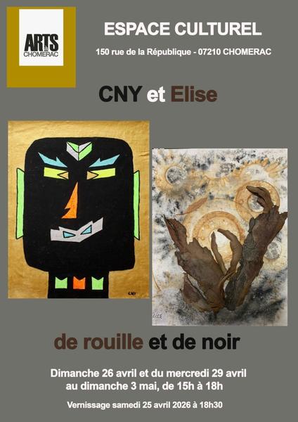 Affiche - Exposition "CNY et Elise"