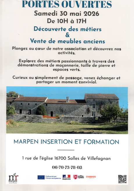 Portes ouvertes - Marpen insertion et formation