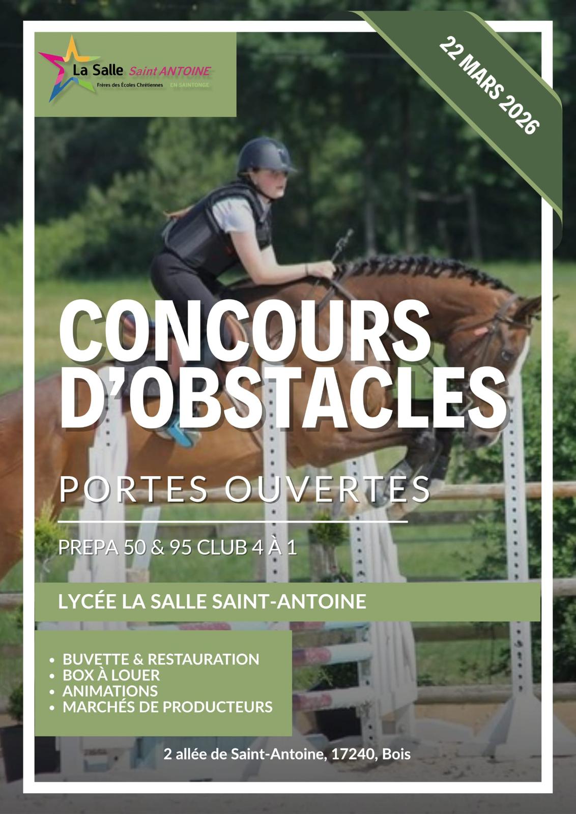 Portes ouvertes & concours d'obstacles
