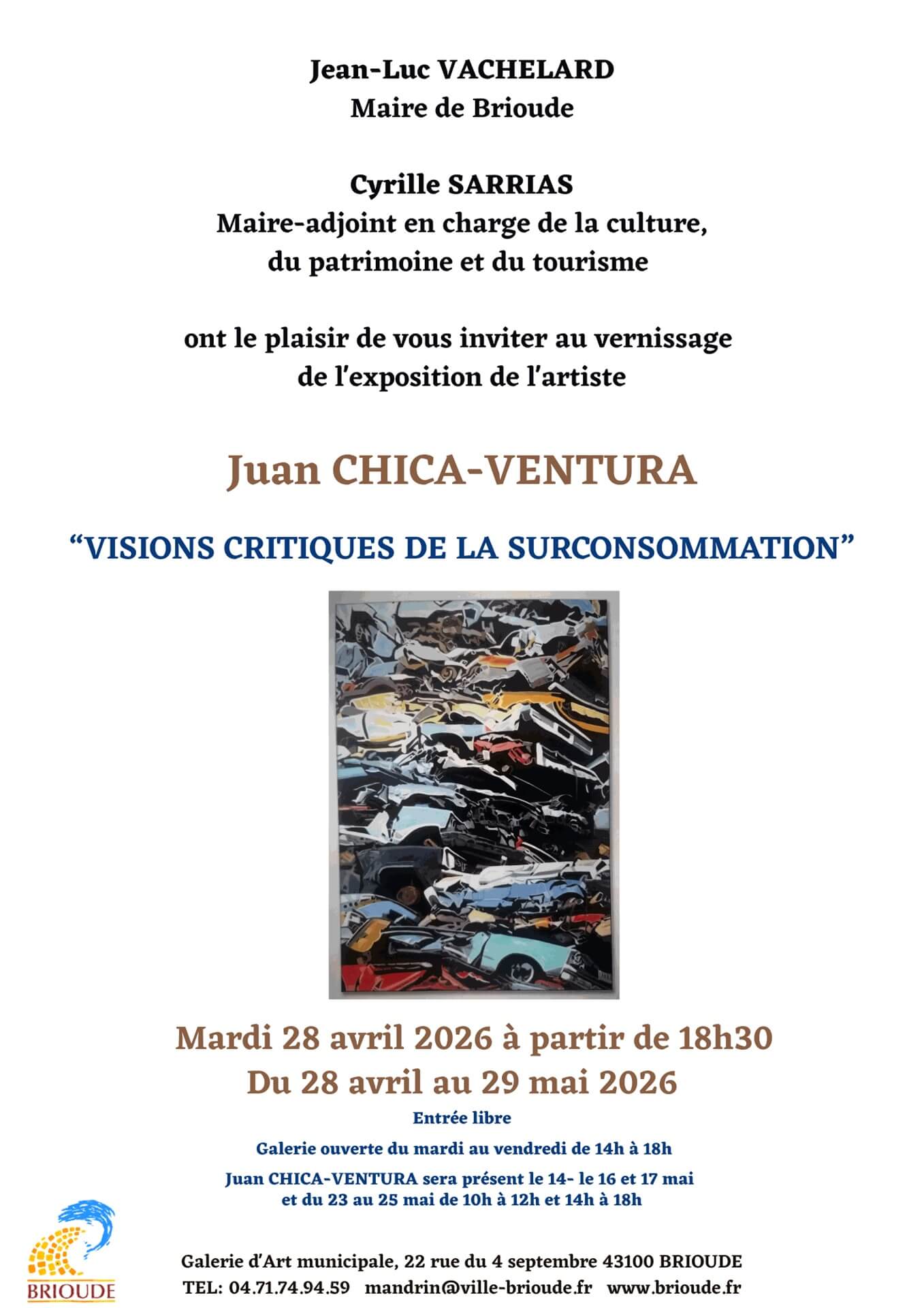Maison de Mandrin Juan CHICA-VENTURA - "Visions critiques de la surconsommation"