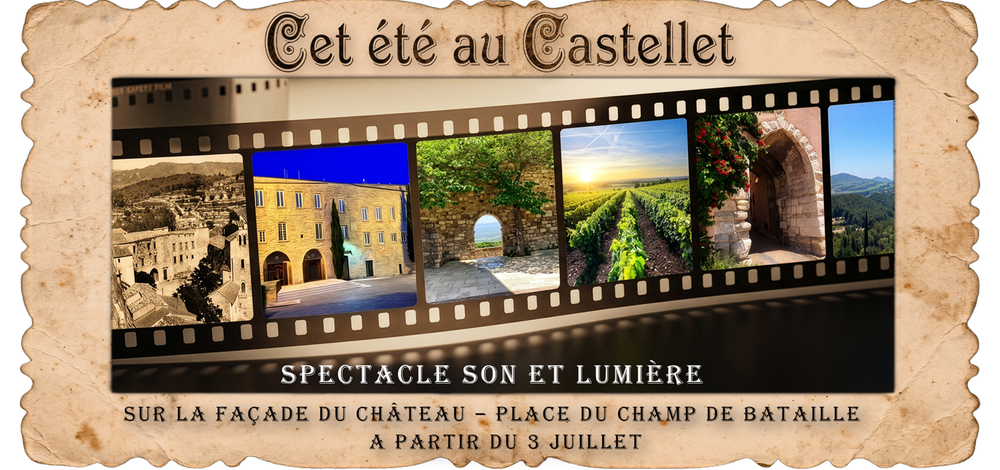 Spectacle son et lumière_Le Castellet