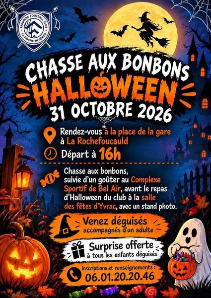 Chasse aux bonbons Halloween