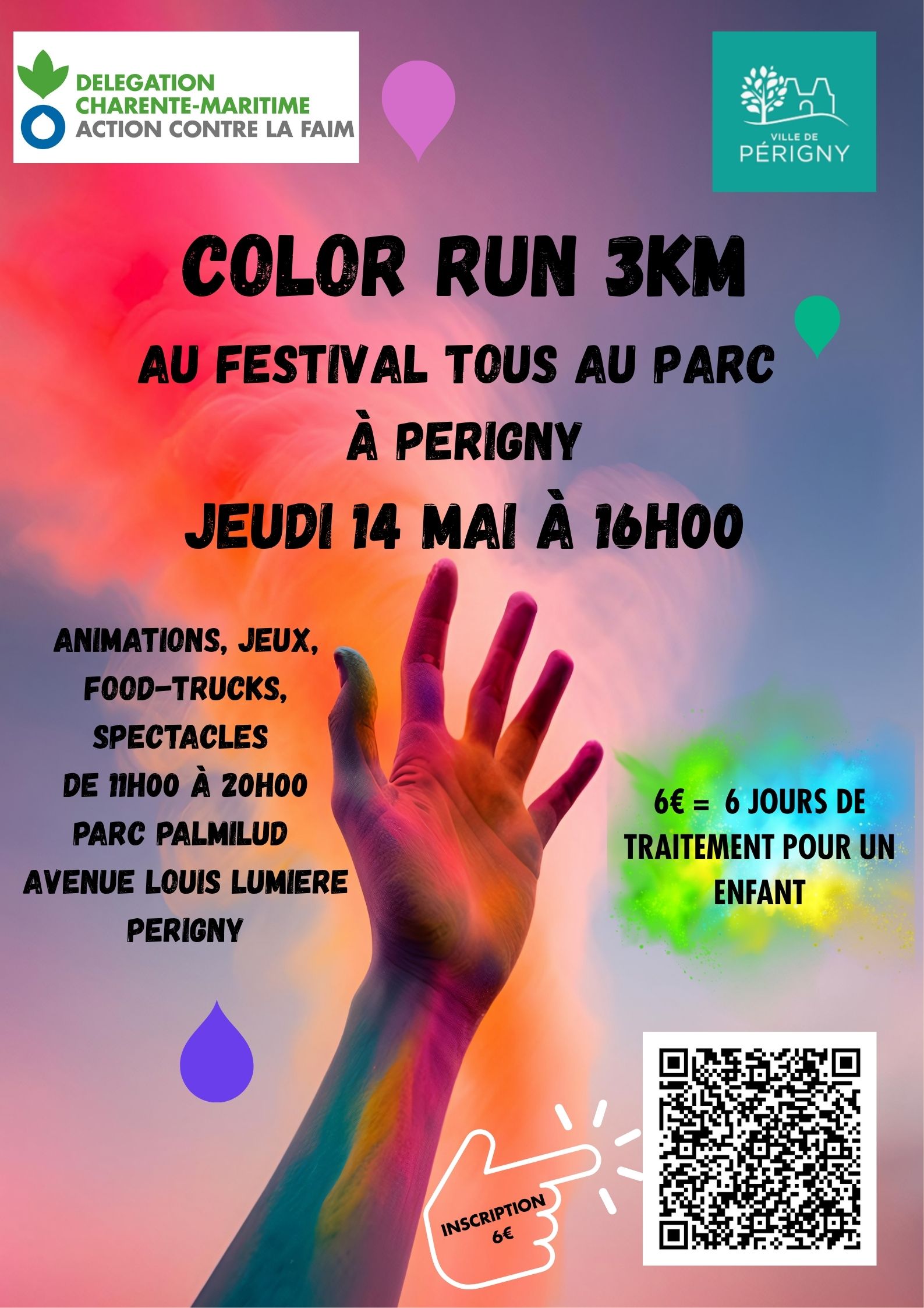 Sport - Color Run festival - Tous au parc