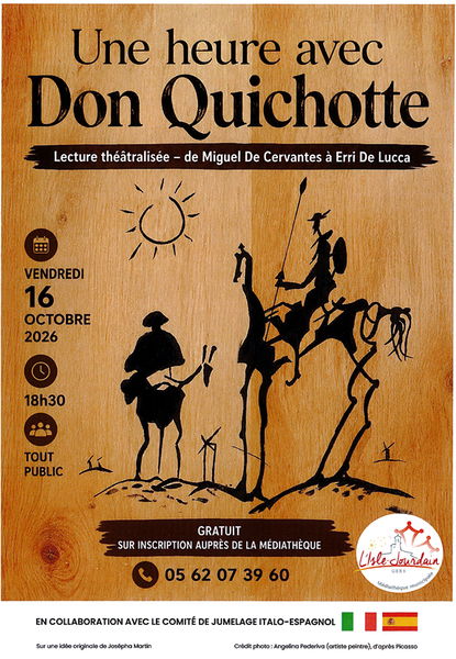 Une heure avec Don Quichotte_L'Isle-Jourdain