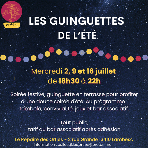 Les guinguettes de l'été