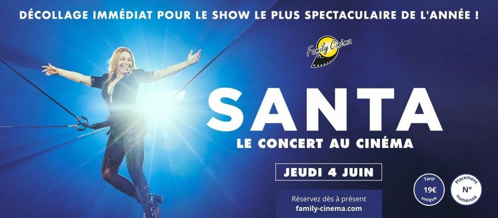 Santa - concert au cinéma_Saint-Just Saint-Rambert