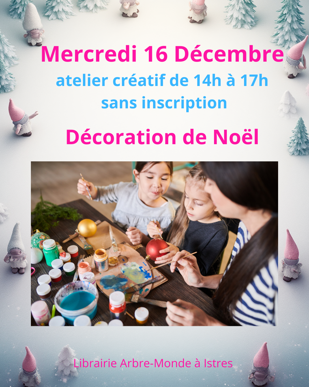 Atelier décorations de Noël