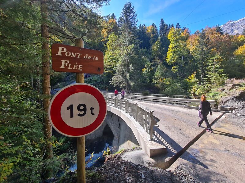 sentier pédestre : le Pont de la Flée