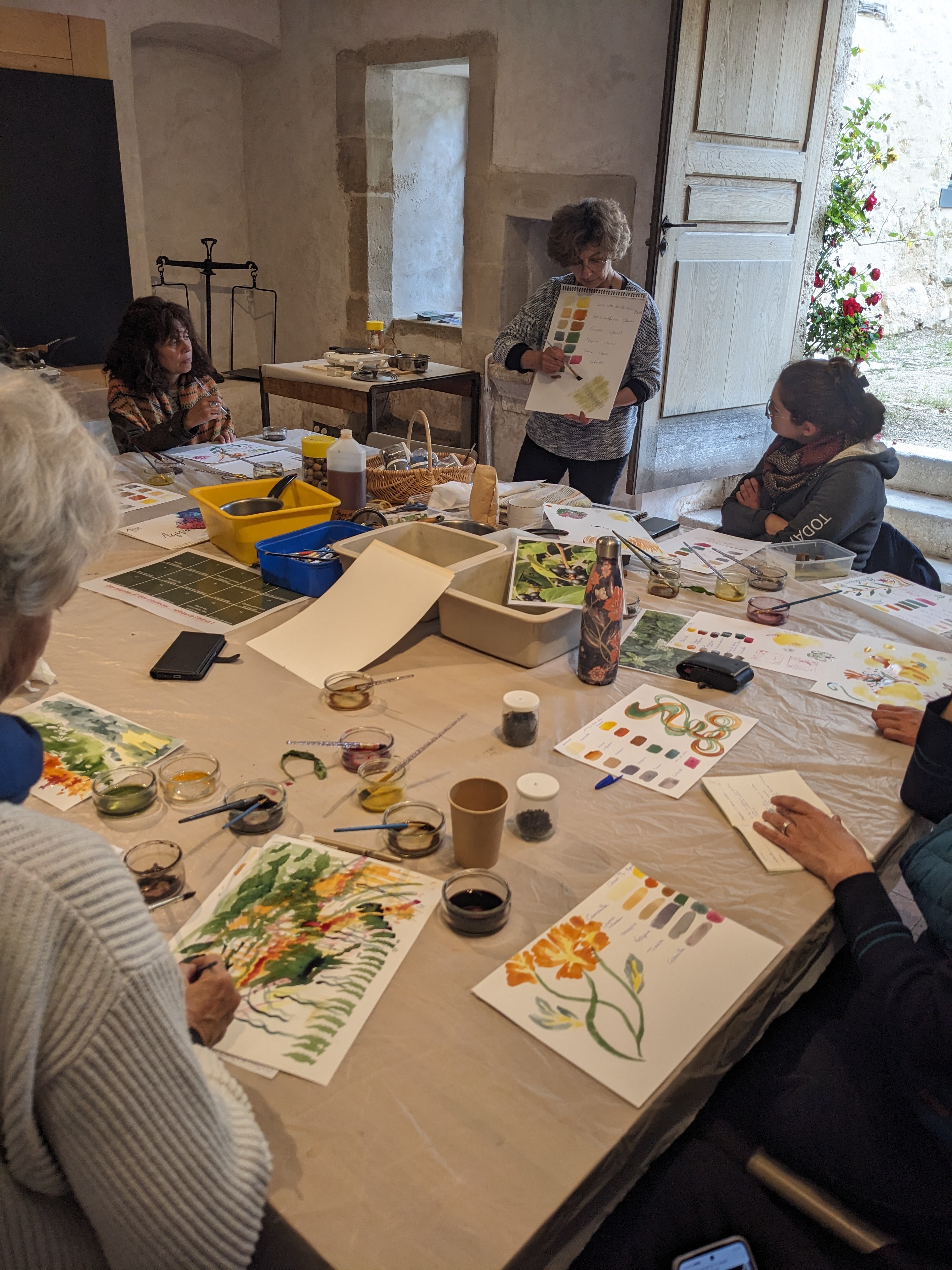 Atelier "Cueilette et fabrication d'encres végétales"_Beauvoir-en-Royans