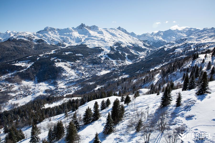 Méribel Paysage hiver
