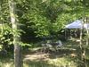 Joli coin d'ombre pour les chaudes journées estivales
 Gîte Le Moulins de Chantelle à Chantelle dans l'Allier Auvergne Ⓒ Gîtes de France