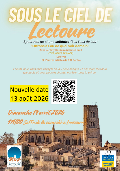 13 AOÛT - Spectacle Solidaire "Sous le ciel de Lectoure"_Lectoure