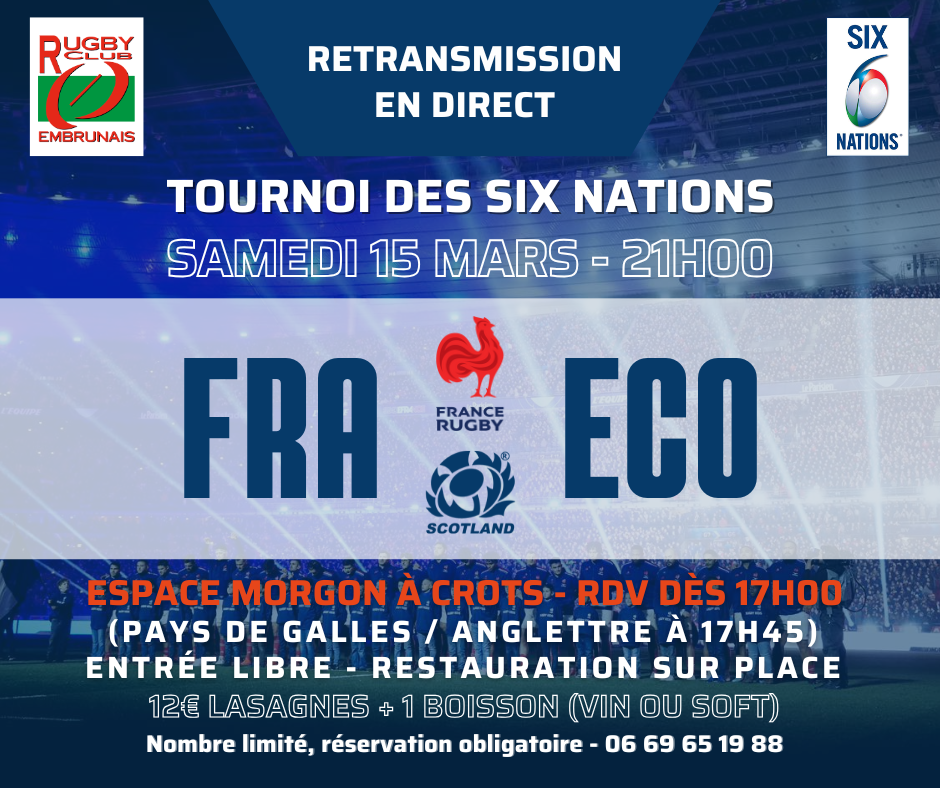 Retransmission France/Écosse - Tournoi des 6 nations