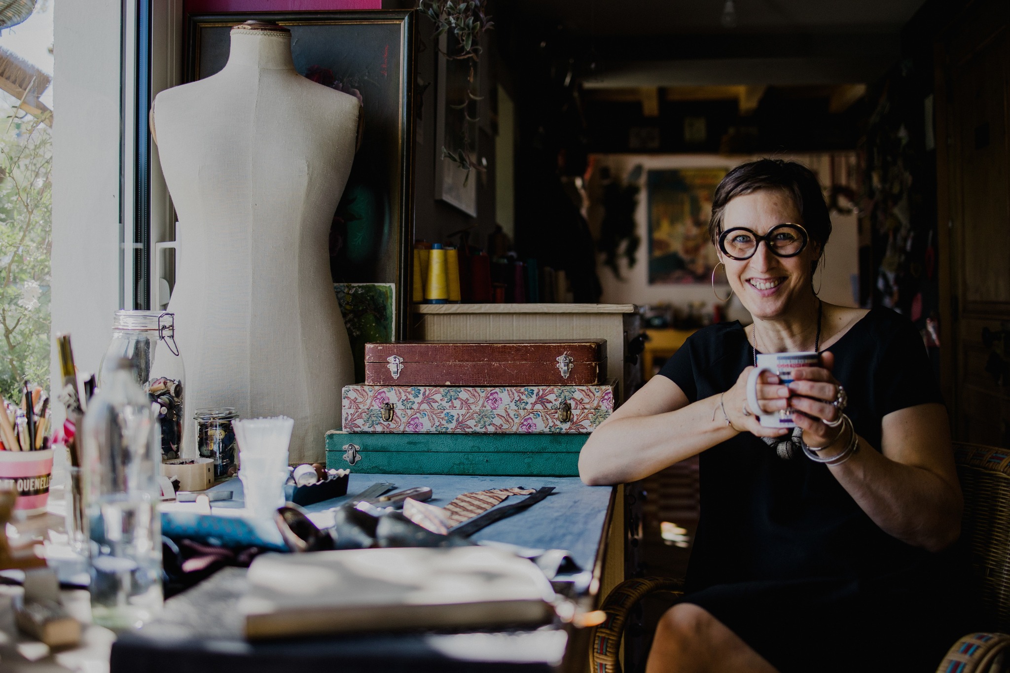 Geraldine Venet Bijoux en soie