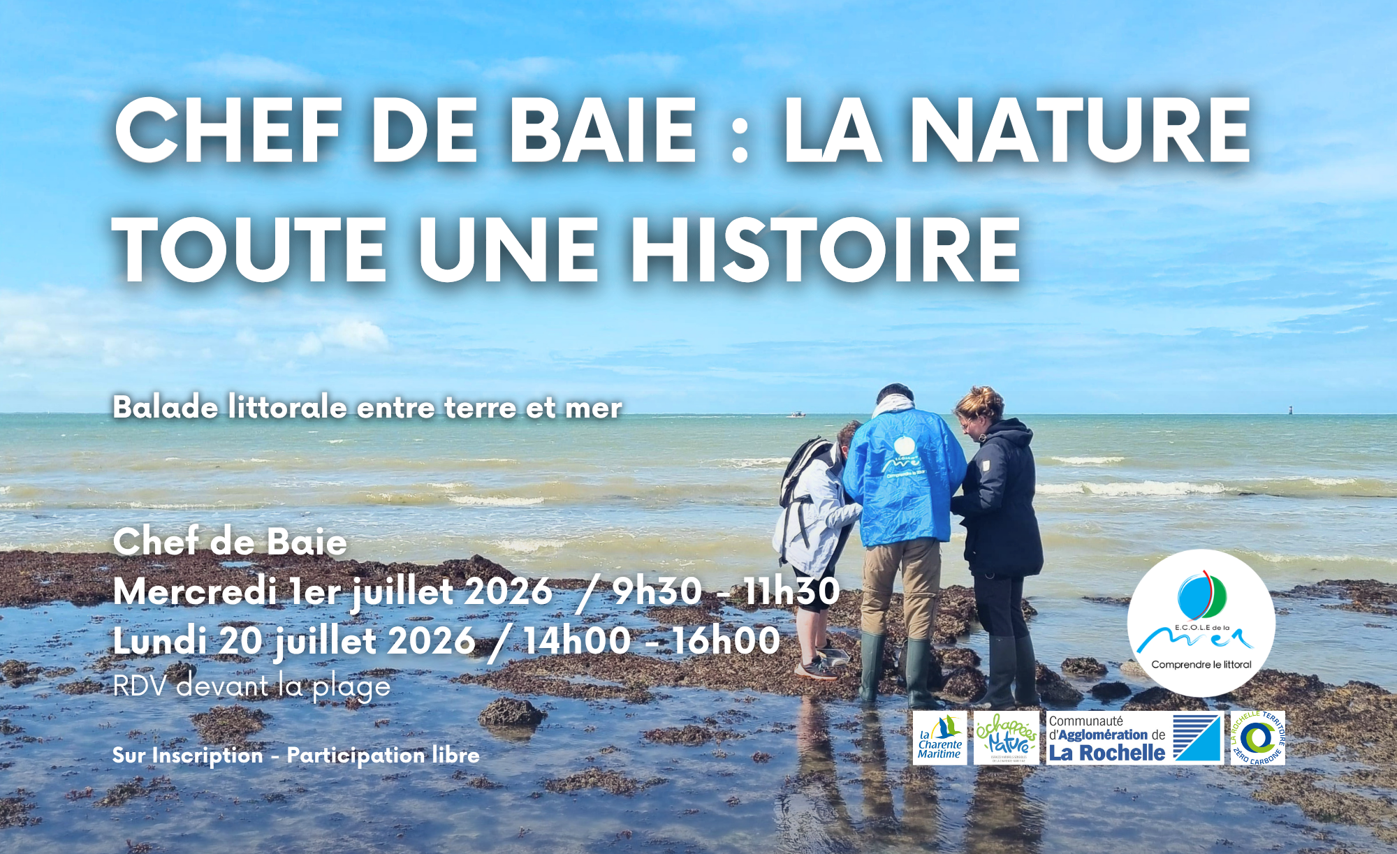 Sortie Nature - Chef de Baie, la nature toute une histoire