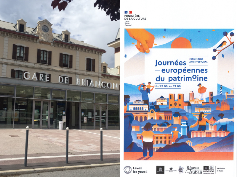 - © Service du Patrimoine - Ville de Briançon Journées européennes du patrimoine - La gare de Briançon_Briançon - © Service du Patrimoine - Ville de Briançon