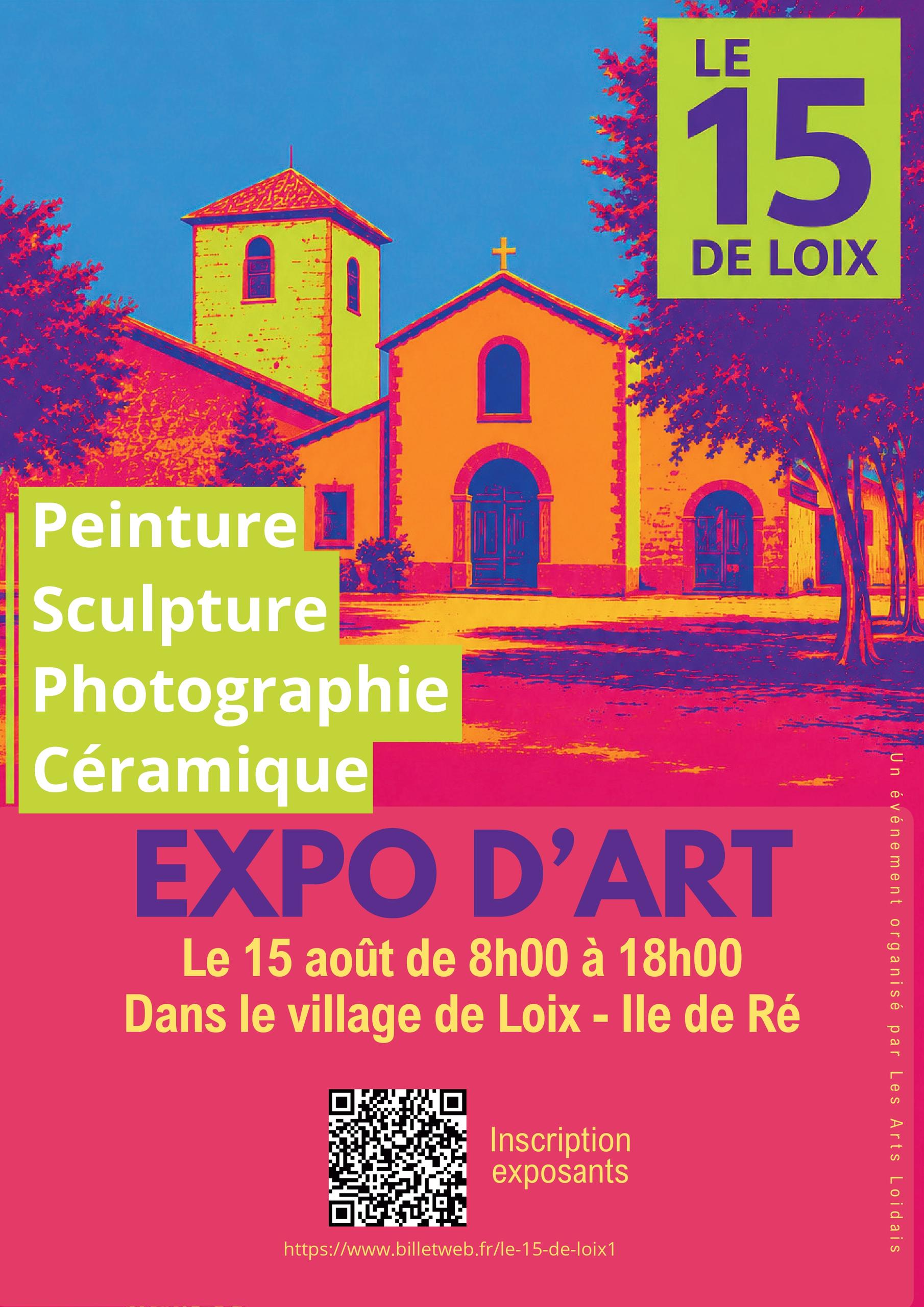 Expo d'art : peinture, sculpture, photographie, céramique