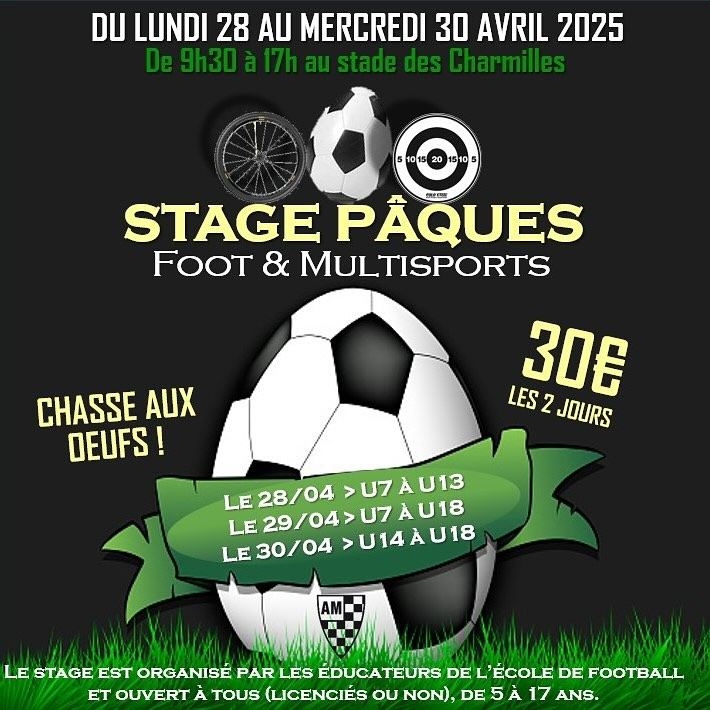 Stage Pâques - Football et Multisports
