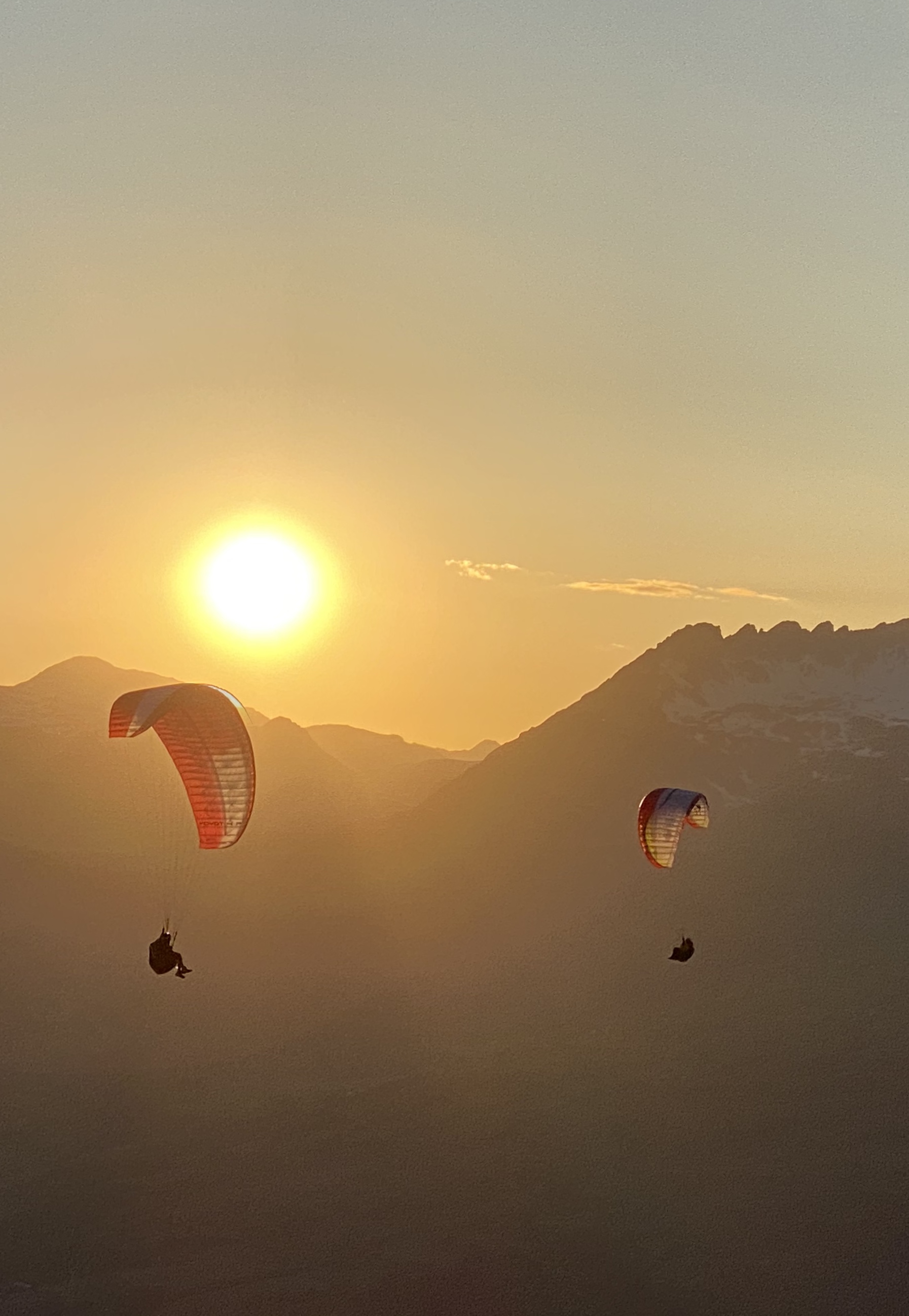 Vol en parapente