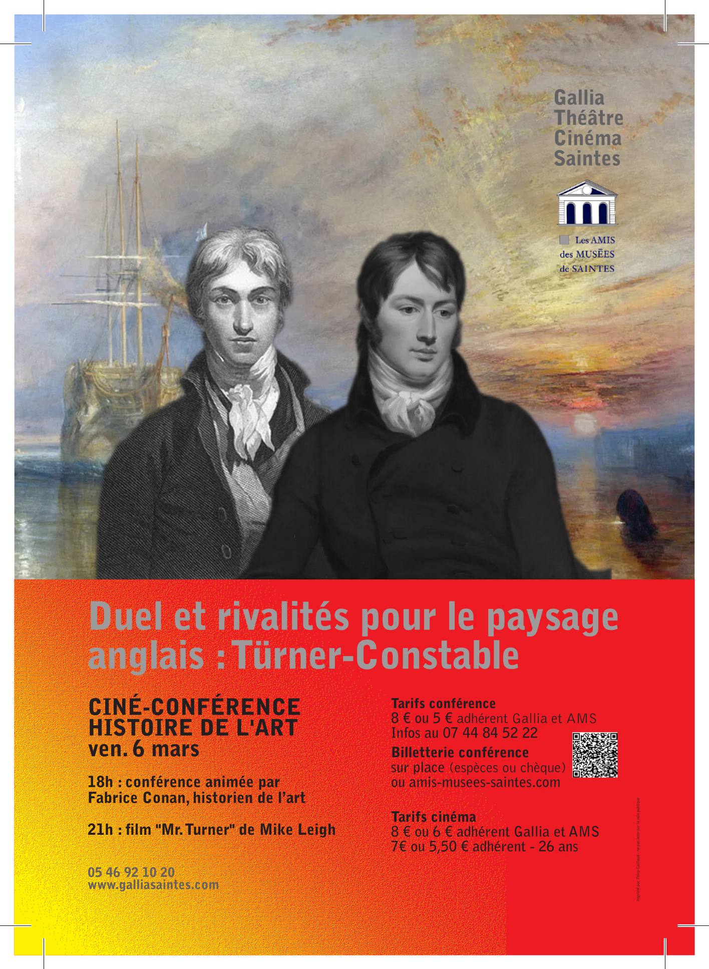 Ciné-conférence : Duel et rivalités pour le paysage anglais – Türner-Constable