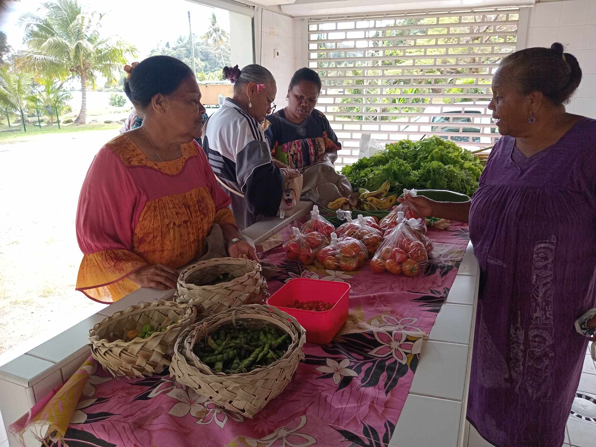 Marché spécial Fête des Mères à Touho
