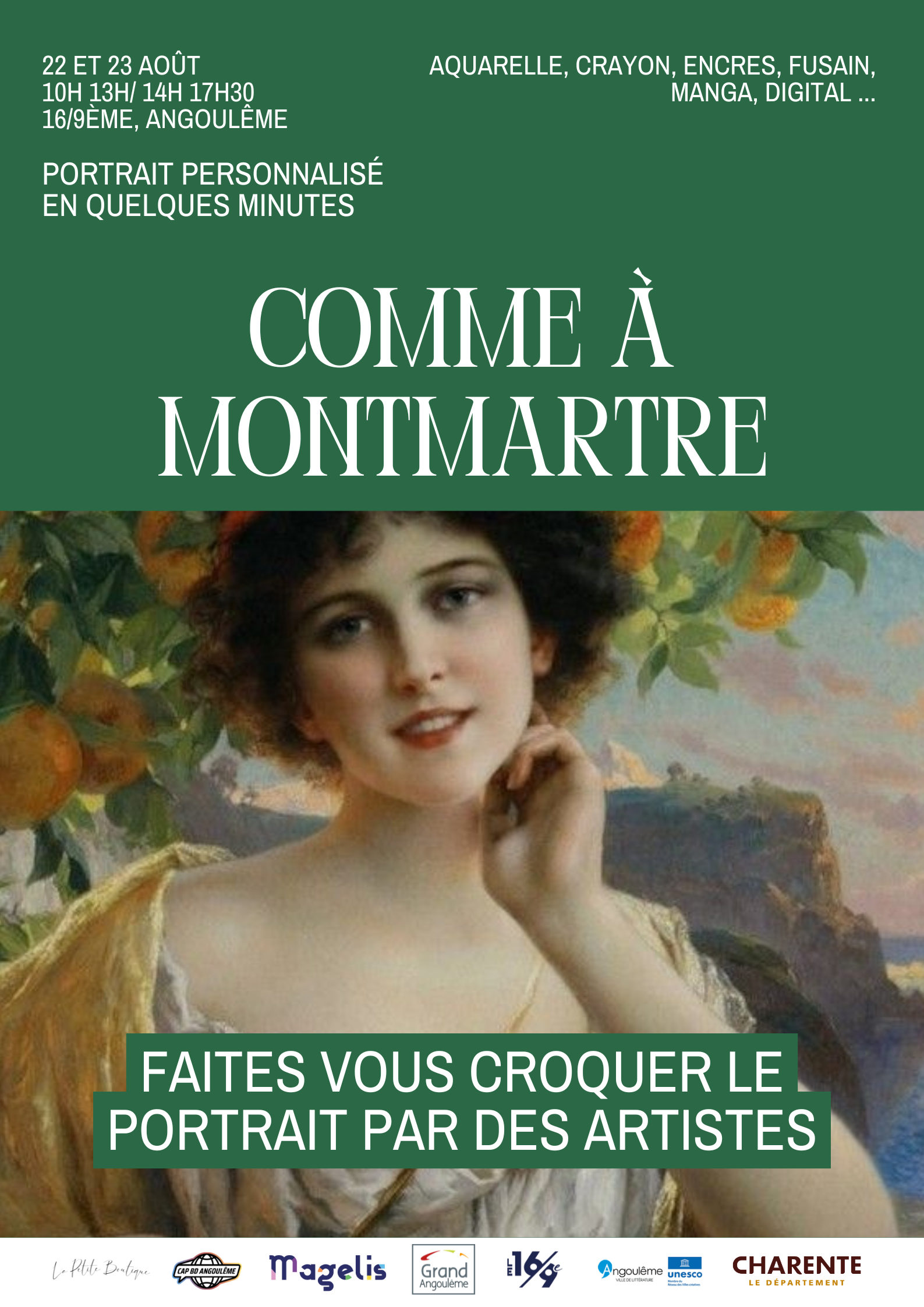 "Comme à Montmartre" - Faites vous croquer le portrait
