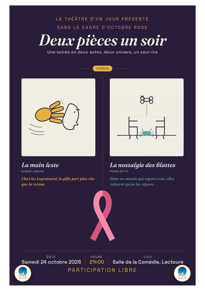 Deux pièces un soir_Lectoure