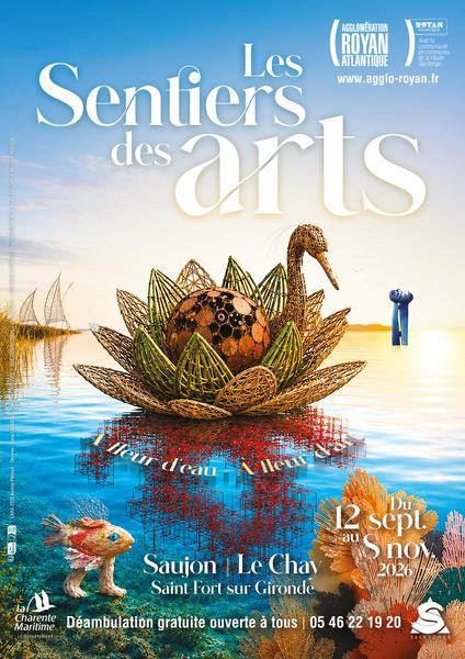 Les Sentiers des Arts : à fleur d'eau, à fleur d'art