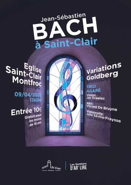 Trio de l\'Ensemble Agapé : Les Variations Goldberg de J.S. Bach