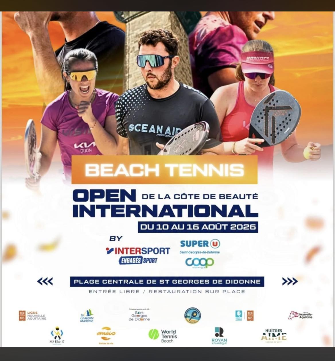 Beach tennis - Open international de la Côte de Beauté 2026