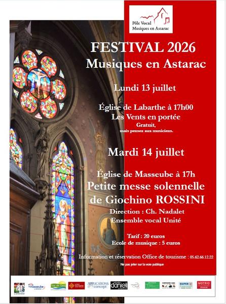 Festival Musique en Astarac : Les vents en portée_Labarthe