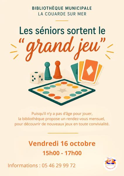 Les seniors sortent le grand jeu